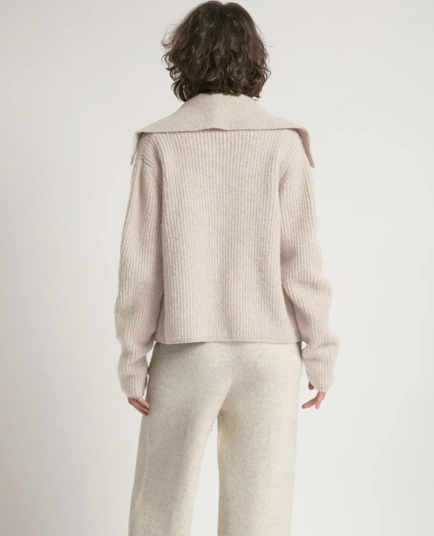 Grey Sailor Collar Cardigan
