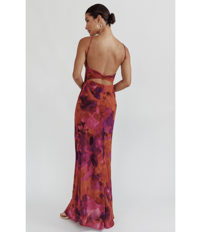 Close Up Floral Maxi Dress