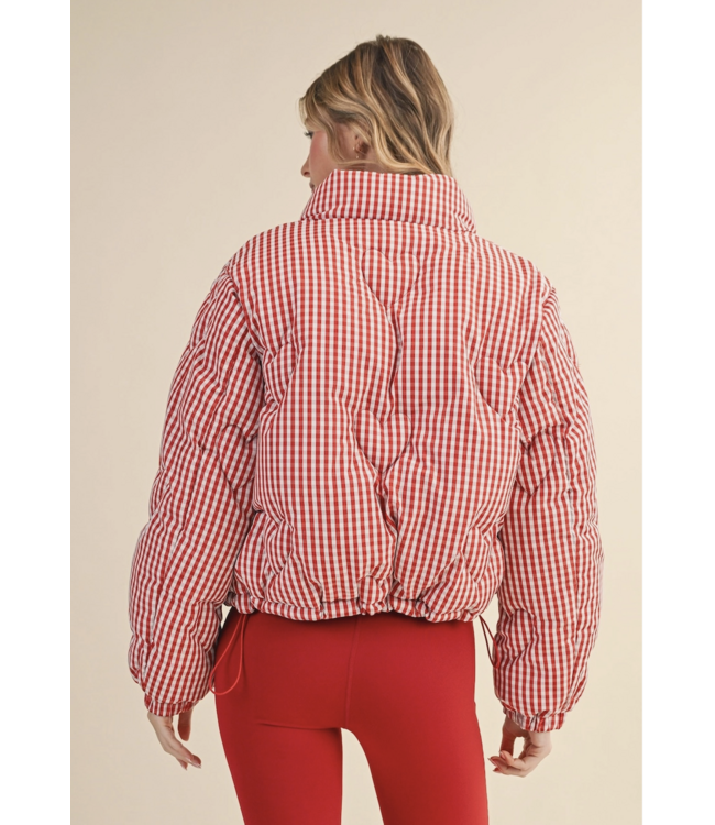 Lana Gingham Puffer