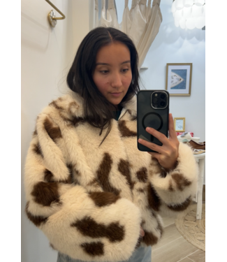Pretty Garbage Rowland Faux Fur Jacket