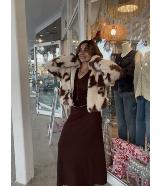 Pretty Garbage Rowland Faux Fur Jacket