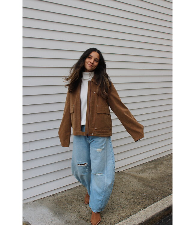 Blair Vegan Suede Jacket