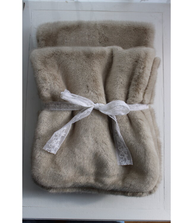 Snow Angel Faux Fur Scarf