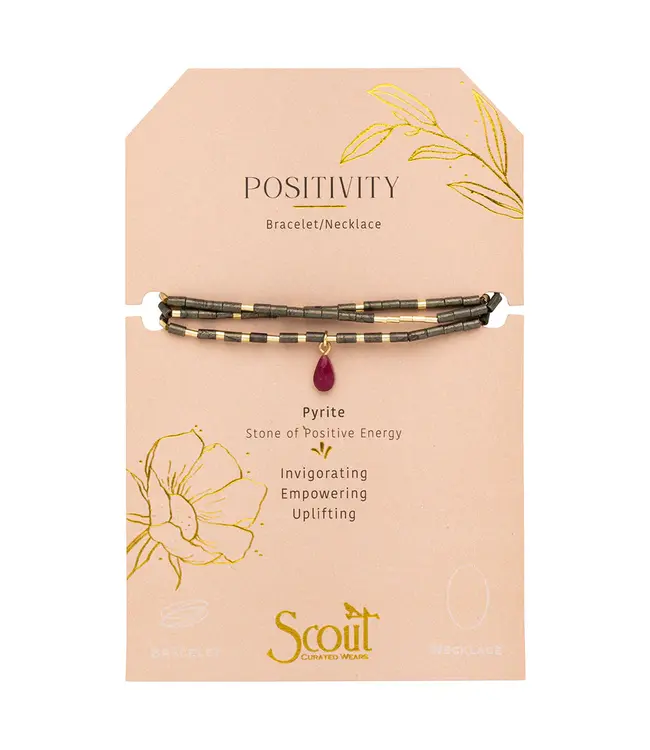 Teardrop Stone Wrap Bracelet