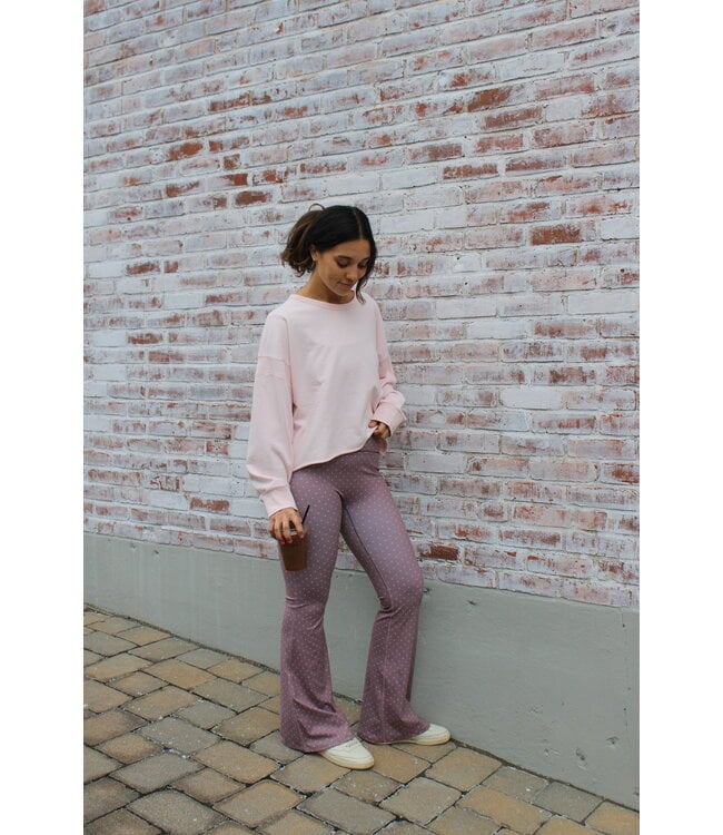 Willa Polka Dot Flare Legging