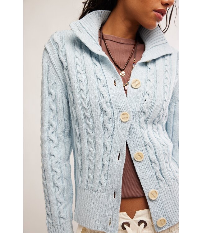WTF Cable Collar Cardi