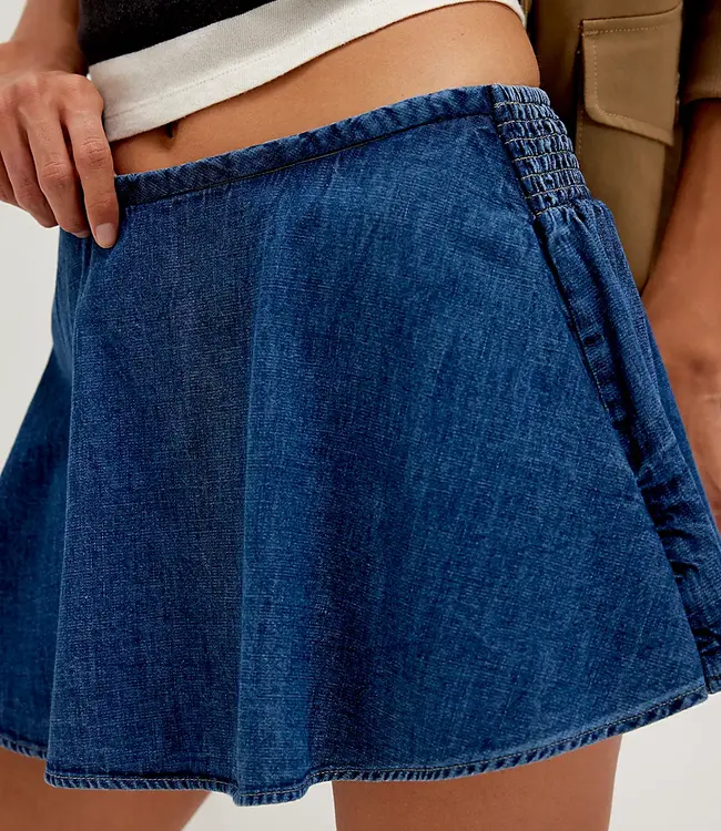 Paradise Found Denim Skort