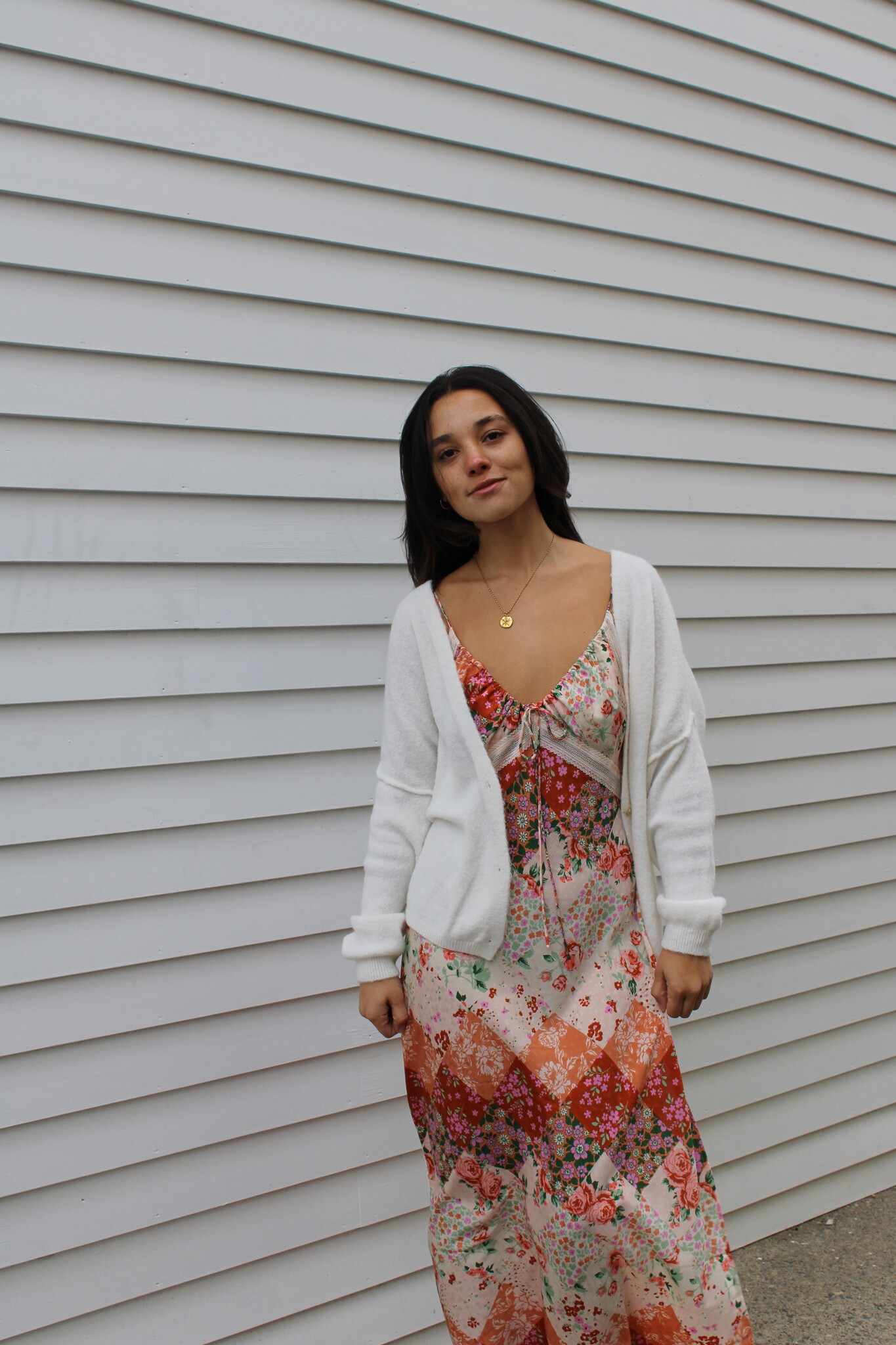 daisy island maxi dress Daisy Organza Floral Maxi Dress- Pink L by LaMeera Moda