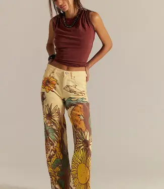 Free People Illusions Straight Leg Jean