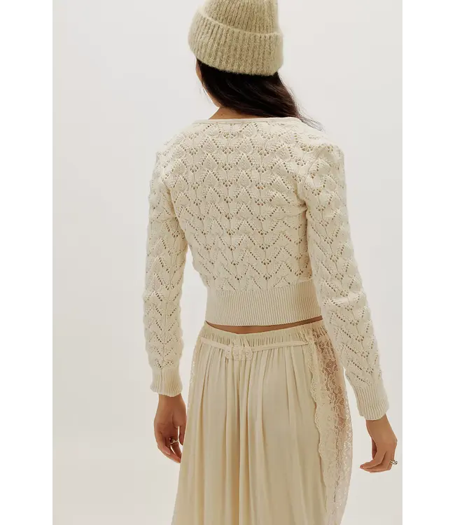 Pretty In Pointelle Cardigan