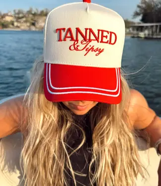 KENZKUSTOMZ Tanned And Tipsy Trucker Hat