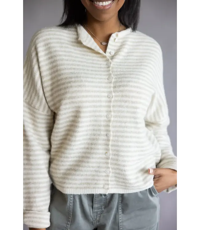 Piper Striped Cardi