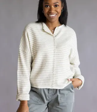 Piper Striped Cardi