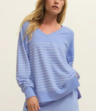 Z Supply Weekender Stripe V Neck