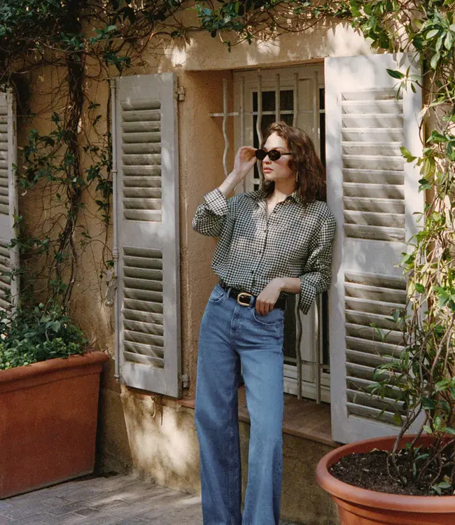 Seaport Button Up Top