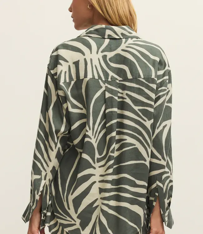 Alfie Tova Palm Button Up