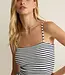 Caffari Stripe Tube Top