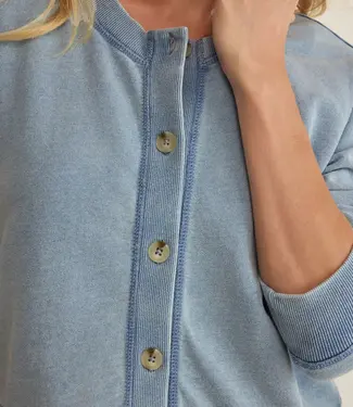 Z Supply Daily Knit Denim Cardigan