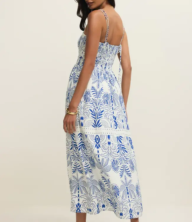 Nadine Palm Maxi Dress