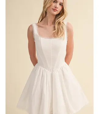 KLESIS Elara Corset Flare Mini Dress