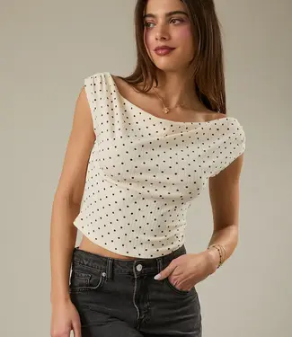 Sunday Edition Eva Polka Dot Top