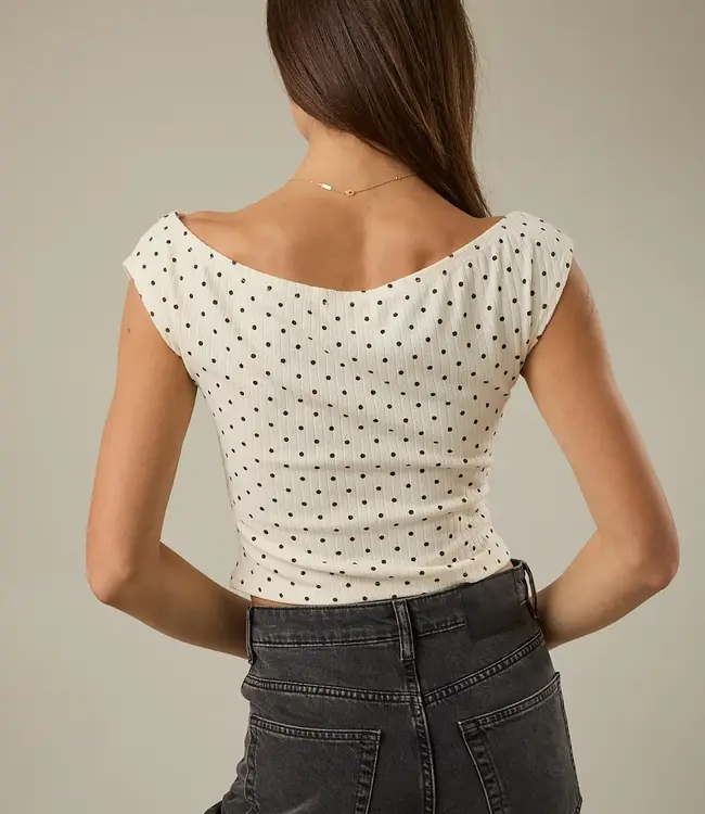 Eva Polka Dot Top
