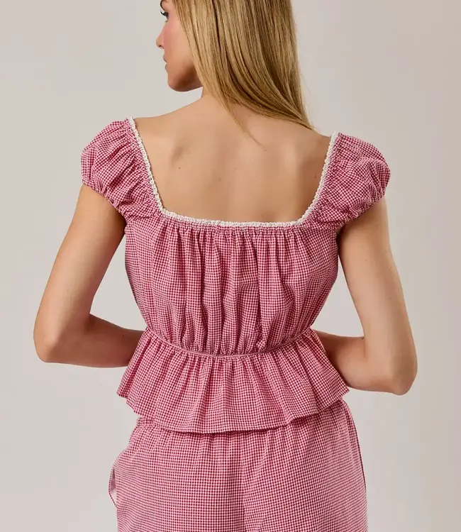 Dorothy Gingham Top