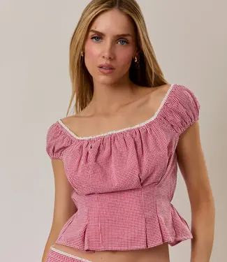 Sunday Edition Dorothy Gingham Top