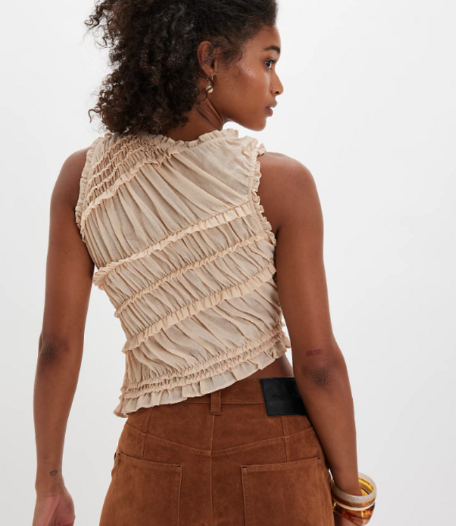 Pink Sands Smocked Top