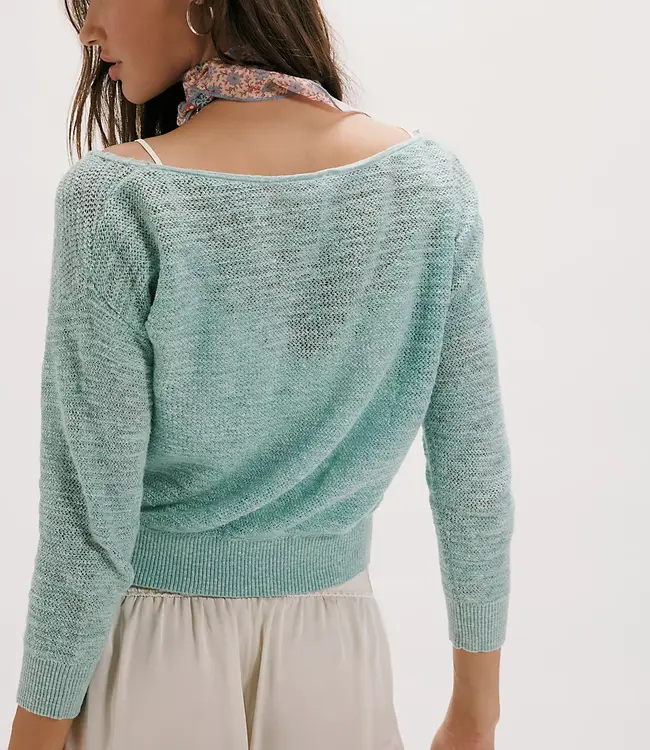 Soft Focus Gauge Pullover
