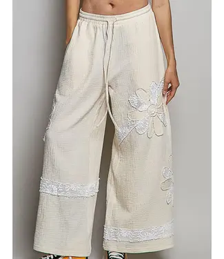 Magnolia Crochet Wide Leg Pant