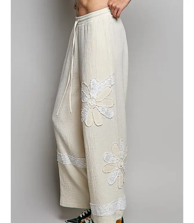 Magnolia Crochet Wide Leg Pant