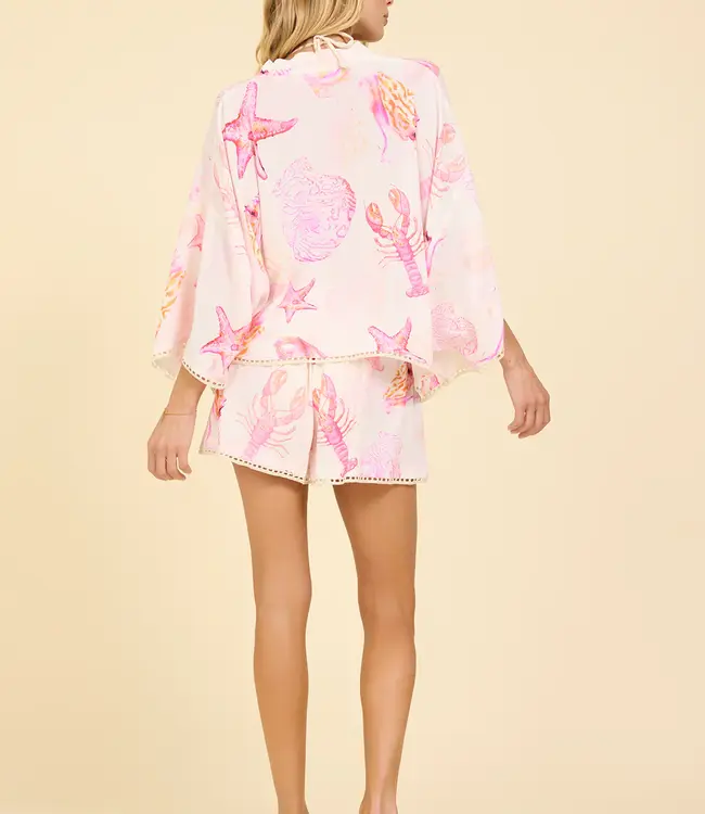 By The Sea Crepe Shorts