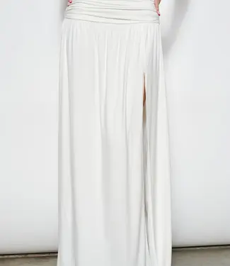 Pretty Garbage Farrah Ruched Maxi Skirt