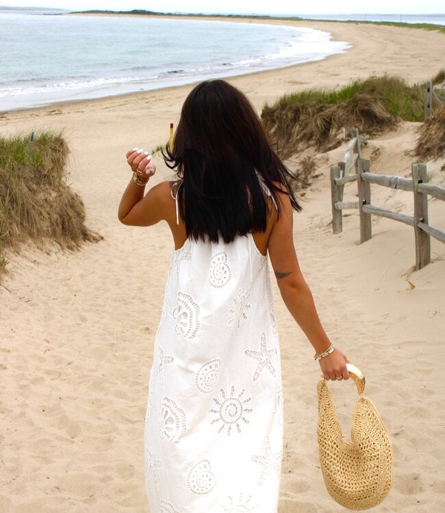 Dariah Eyelet Maxi Dress