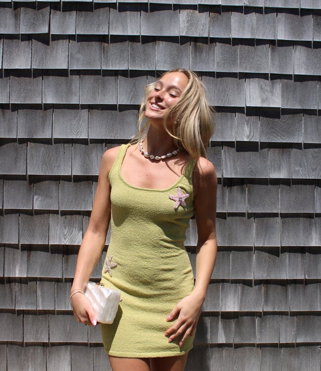 Noah Star Patch Mini Dress
