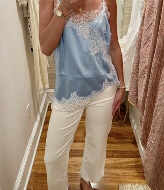Ellison Brandy Lace Trim Camisole