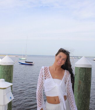 Milio Milano Amalfi Crochet Tie Top