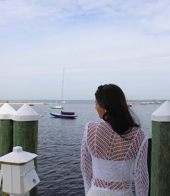 Amalfi Crochet Tie Top
