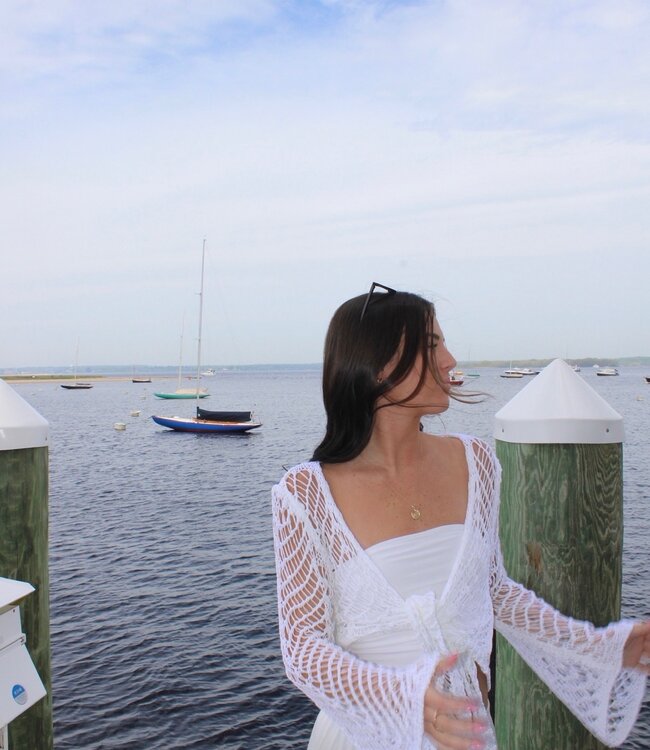 Amalfi Crochet Tie Top