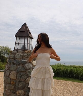 Milio Milano Anna Elisa Cotton Tiered Maxi