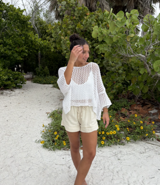Milio Milano Mia Crochet V-Neck