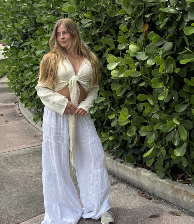 Emma Tiered Palazzo Pant