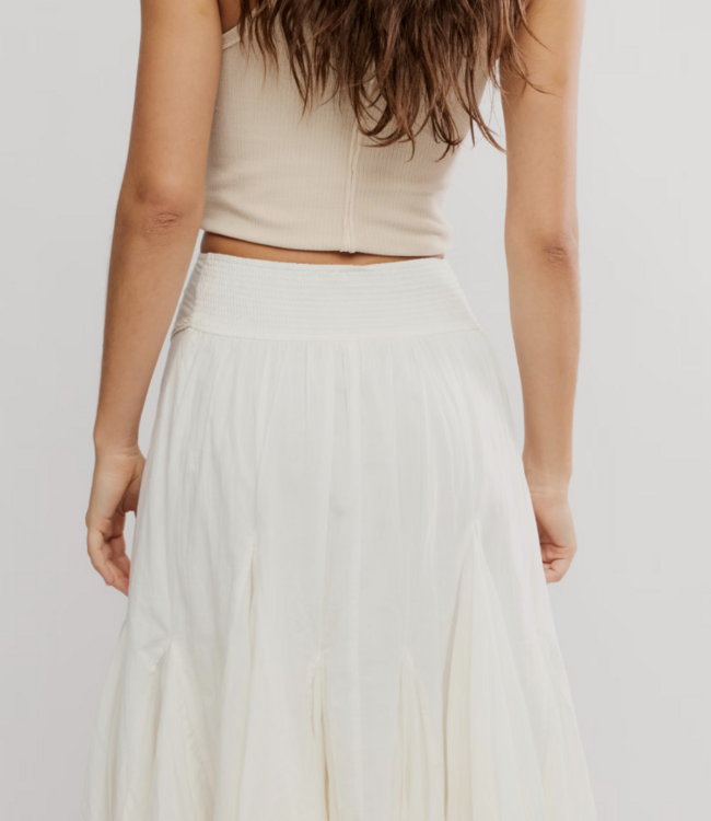 1 Frida Godet Midi Skirt