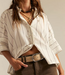 Free People Seaside Cotton Stripe Shirt