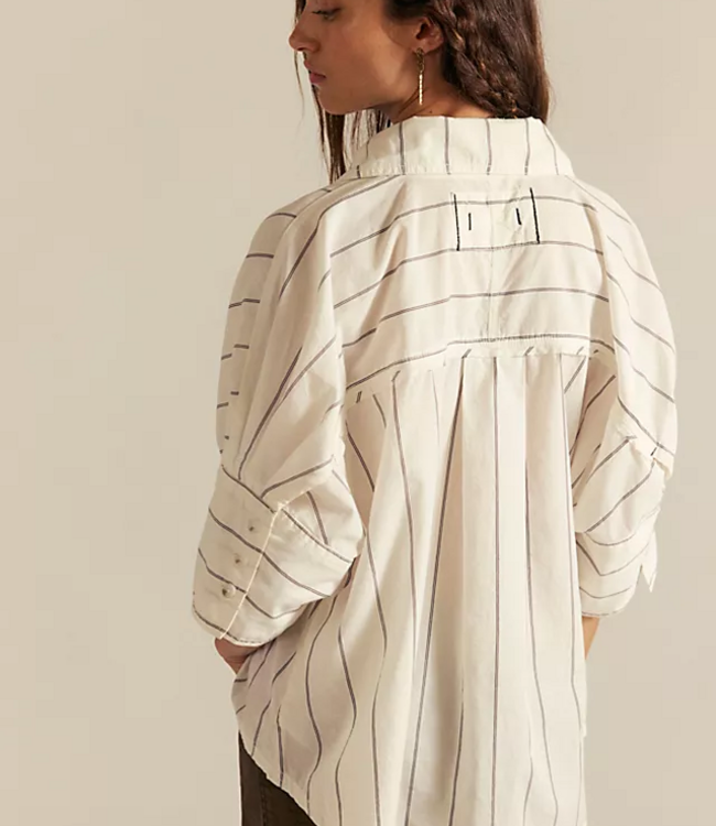 Seaside Cotton Stripe Shirt