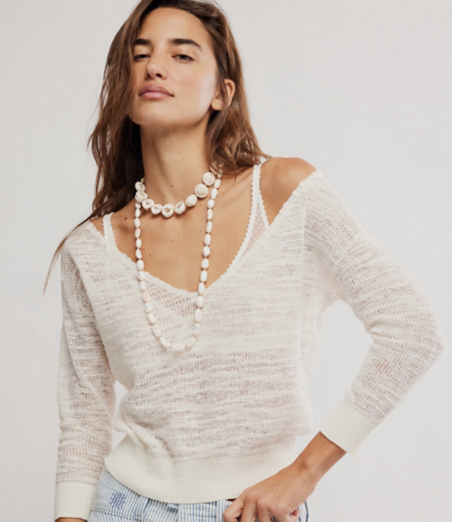 Soft Focus Gauge Pullover