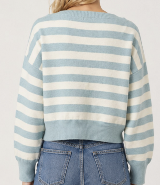 Sail Away Boat Neck Sweater