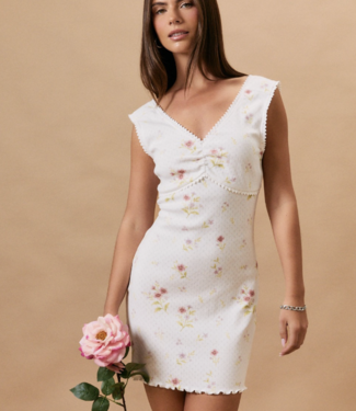 Addy Pointelle Mini Dress