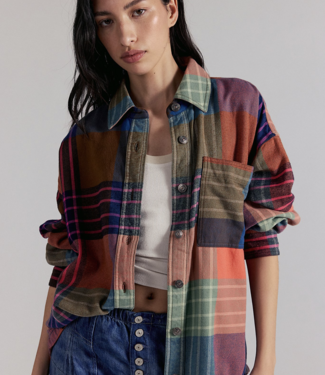 Free People Ashley Plaid Shirt